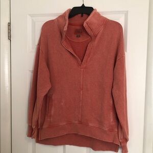 American Eagle Outfitters Orange Sweatshirt